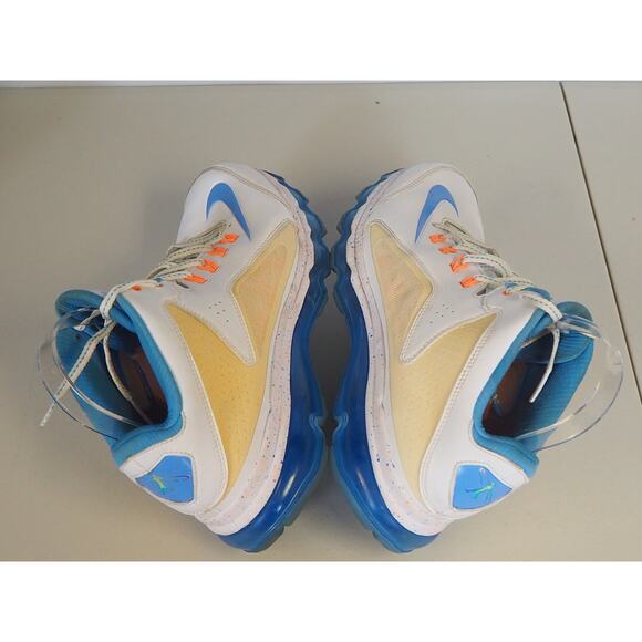 Nike Swingman 360 Pregame TR Sneakers White, Blue And Orange Size 8.5 638072-100 - Picture 8 of 11